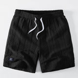 Geometry Jacquard Drawstring 8" Shorts
