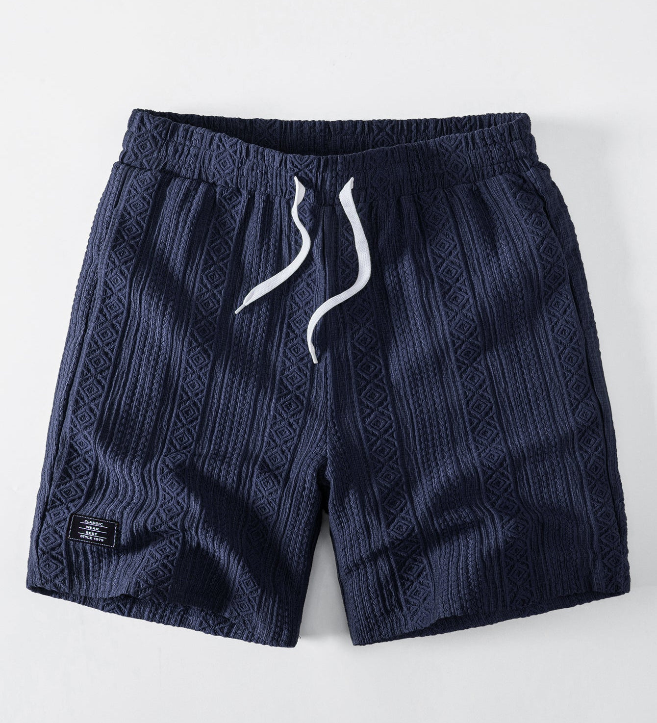 Geometry Jacquard Drawstring 8" Shorts