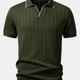Jacquard Johnny Collar Polo