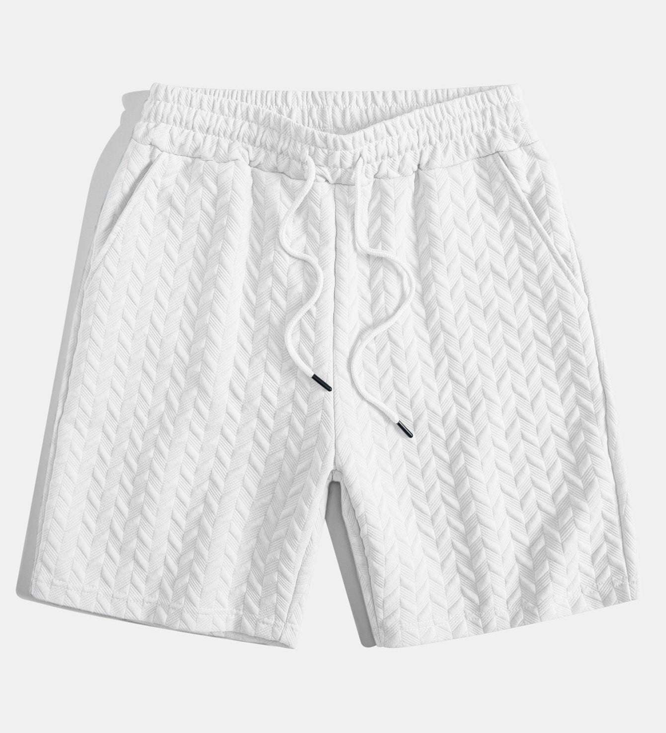 Geometric Jacquard Shorts