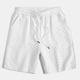 Geometric Jacquard Shorts