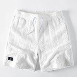 Geometry Jacquard Drawstring 8" Shorts