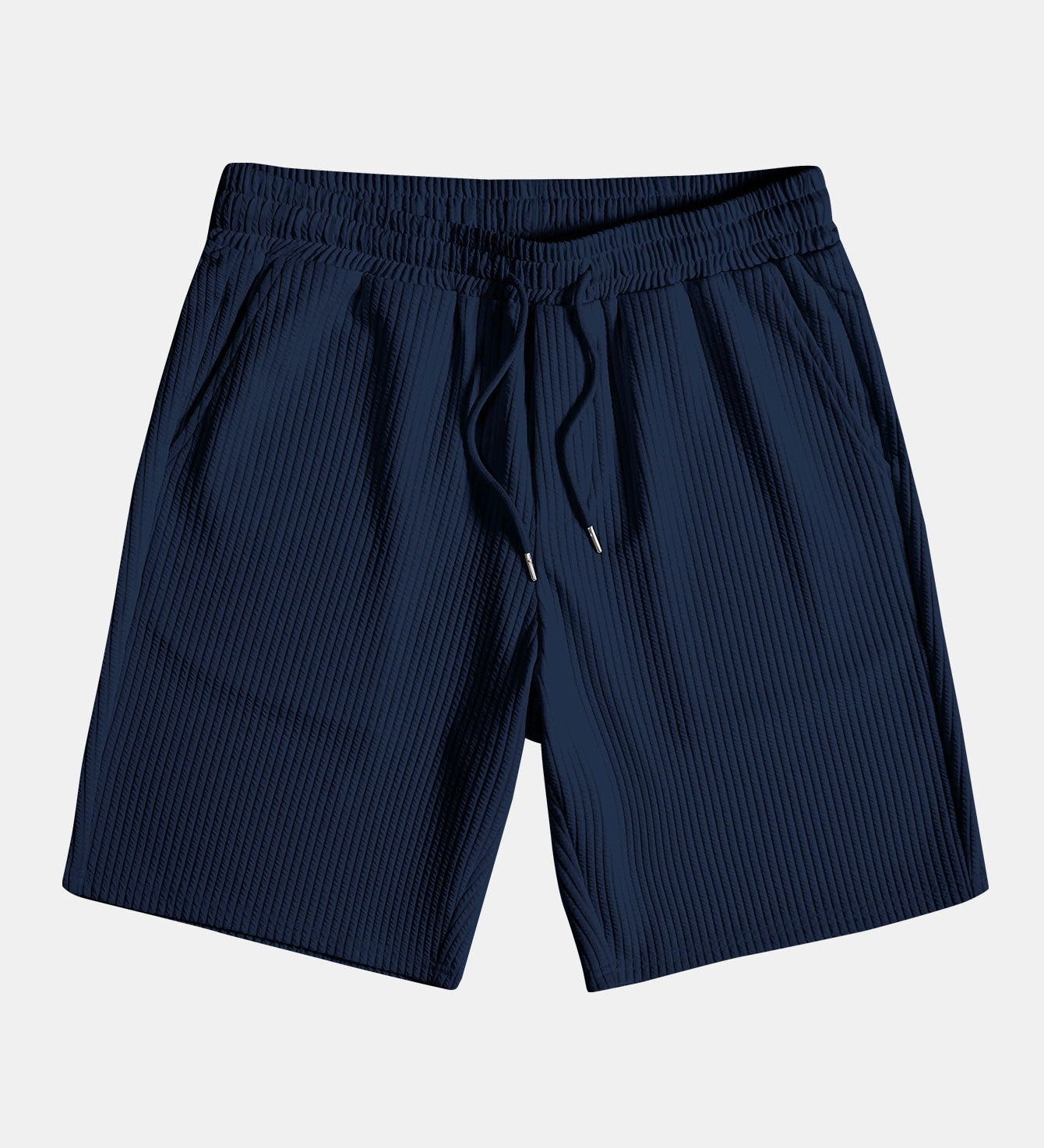 Drawstring Ribbed Shorts
