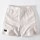 Geometry Jacquard Drawstring 8" Shorts