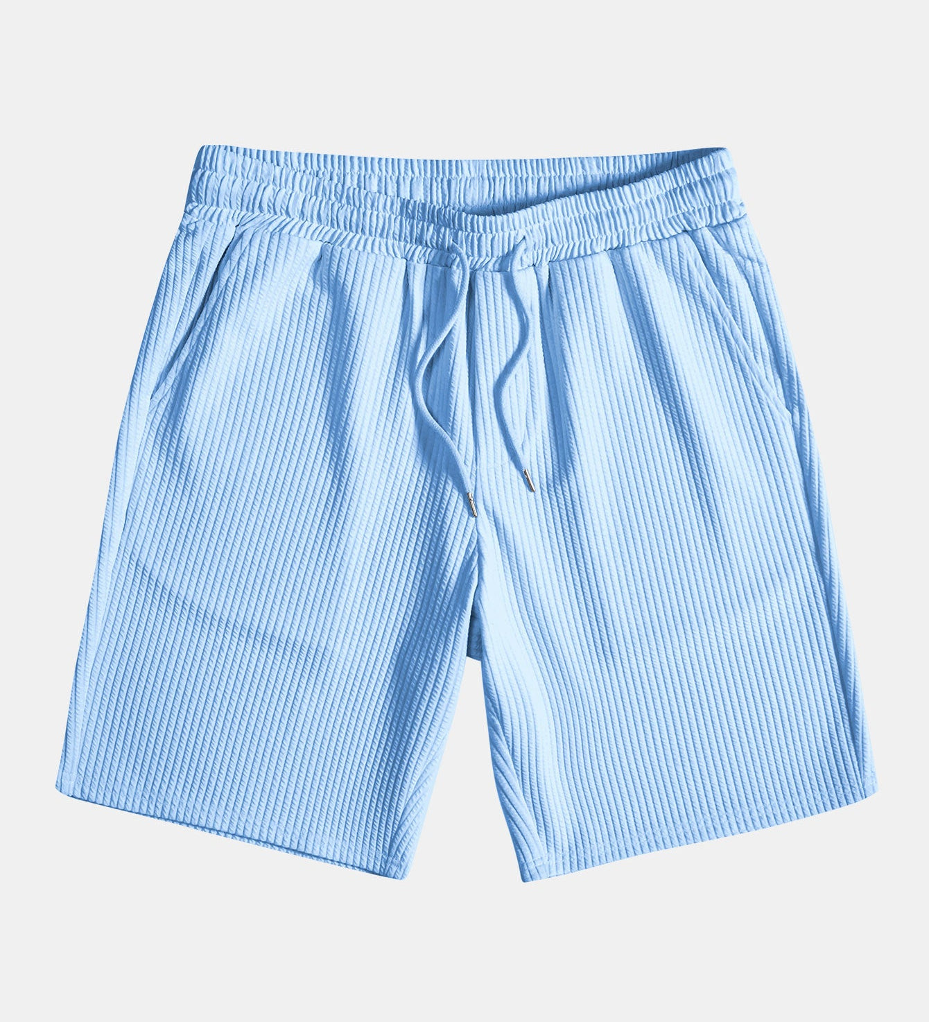 Drawstring Ribbed Shorts