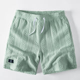 Geometry Jacquard Drawstring 8" Shorts