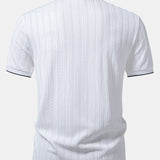 Jacquard Johnny Collar Polo