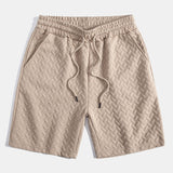 Geometric Jacquard Shorts