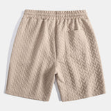 Geometric Jacquard Shorts