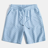 Geometric Jacquard Shorts