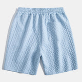Geometric Jacquard Shorts