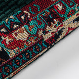 Ethnic Geometric Jacquard Patchwork 7" Corduroy Shorts