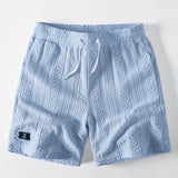Geometry Jacquard Drawstring 8" Shorts