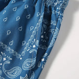 Paisley Print Shorts
