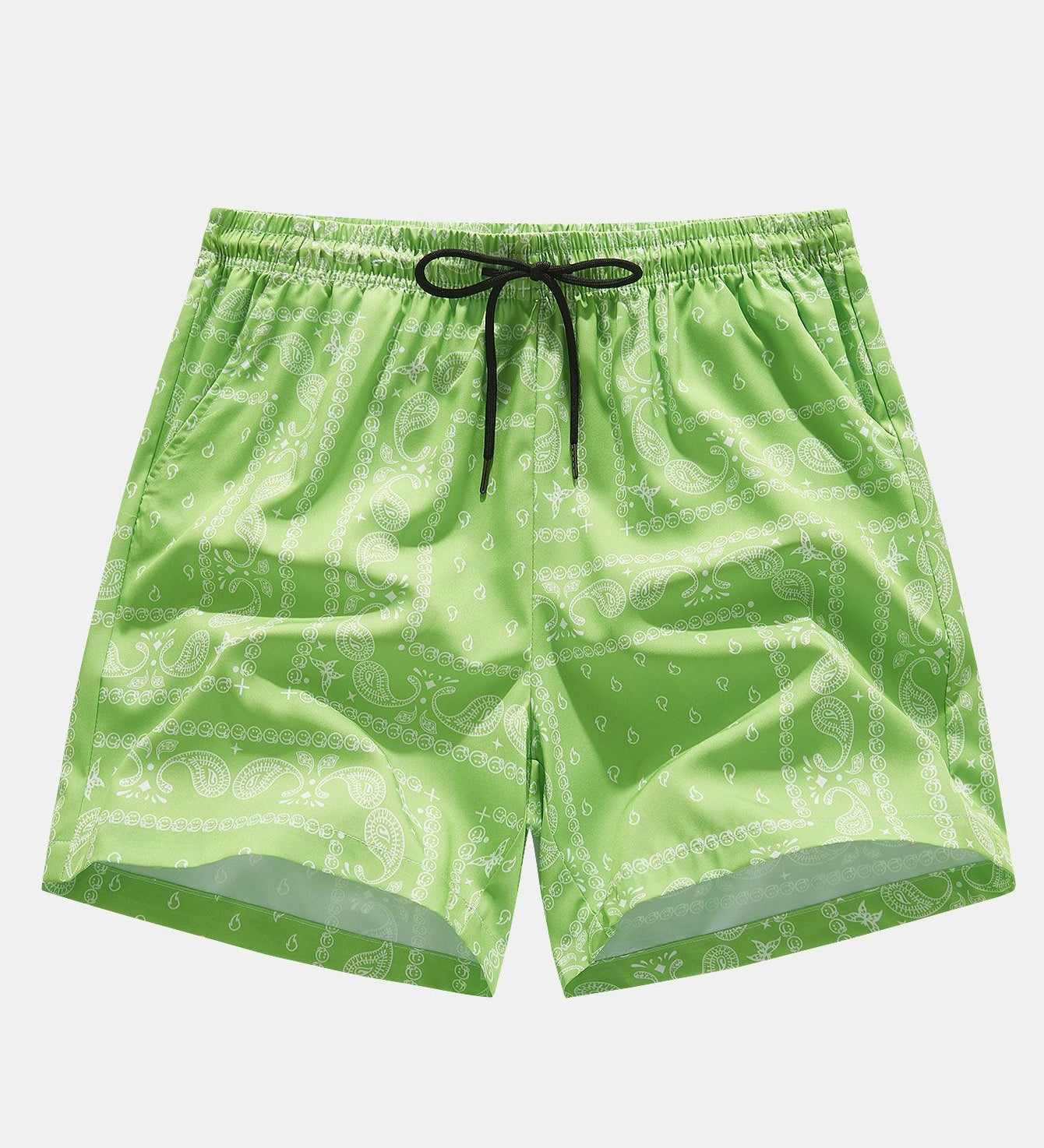 Paisley Print Shorts